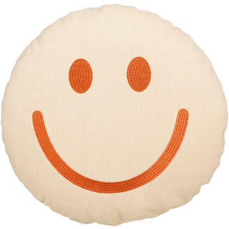 Tyyny Mica Decorations 45 cm Smiley persikka