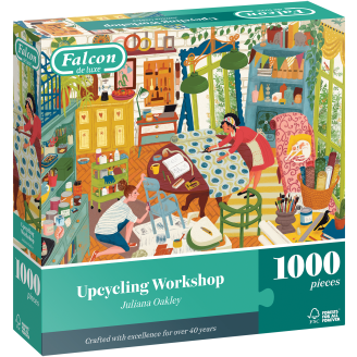 Palapeli Jumbo 1000 palaa Falcon Upcycling Workshop