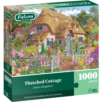 Palapeli Jumbo 1000 palaa Falcon Thatched Cottage