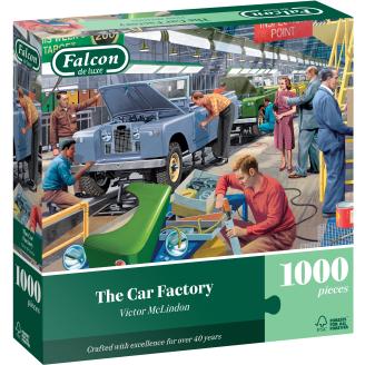 Palapeli Jumbo 1000 palaa Falcon The Car factory