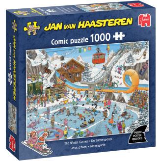Palapeli Jumbo 1000 palaa Jan van Haasteren Winter Games