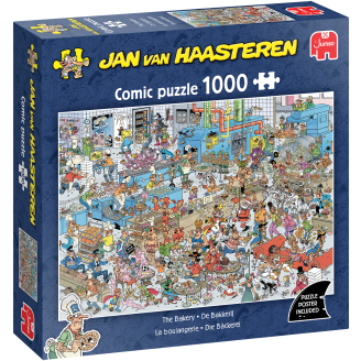 Palapeli Jumbo 1000 palaa Jan van Haasteren The Bakery