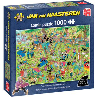 Palapeli Jumbo 1000 palaa Jan van Haasteren Dog Parcour