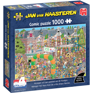 Palapeli Jumbo 1000 palaa Jan van Haasteren Nijmegen 100 Years Special