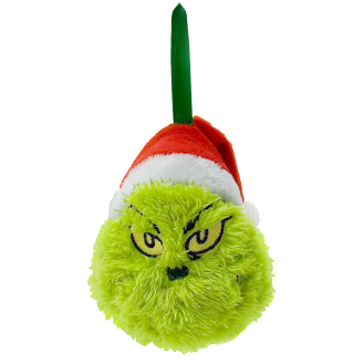 Pehmo Grinch joulukuusenkoriste tonttulakki