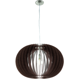 Riippuvalaisin Eglo Stellato E27 tummanruskea/nikkeli