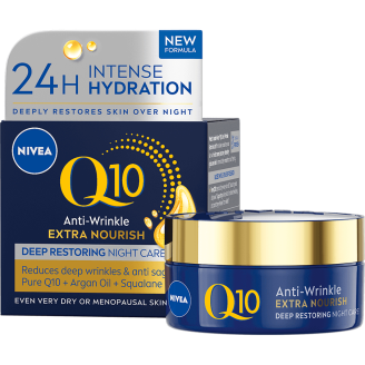 Yövoide Nivea Q10 50 ml Anti-Wrinkle Extra Nourish Deep Restoring