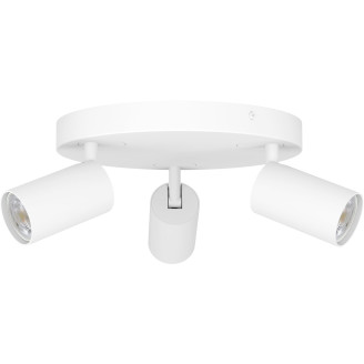 Spottivalaisin 3-os EGLO connect.z led Telimbela-z 3x4,9W Ø25cm valkoinen