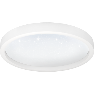 Plafondi EGLO connect.z Montemorelos-z led 17,8W Ø42cm valkoinen, kristalliefekti