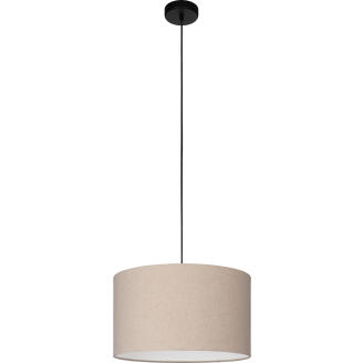 Riippuvalaisin Eglo Feniglia E27 maks 40W IP20 musta/pellava
