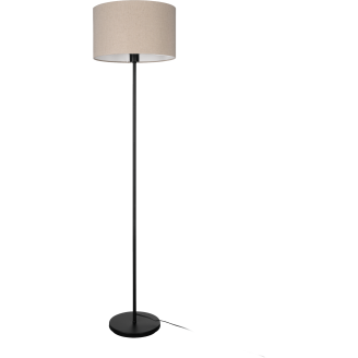 Lattiavalaisin Eglo Feniglia E27 maks 40W IP20 musta/pellava