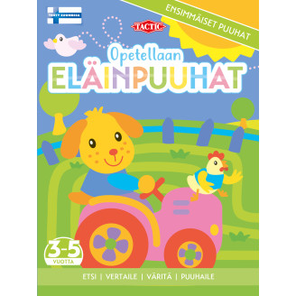 Puuhakirja Tactic Opetellaan Eläinpuuhat