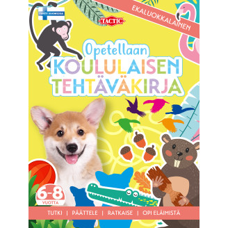 Puuhakirja Tactic Opetellaan Koululaisen tehtäväkirja