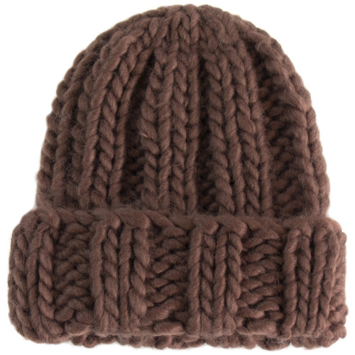 Chunky knit beanie