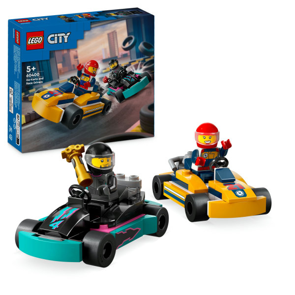 LEGO City Great Vehicles 60400 Go-Kart-autot ja kilpakuljettajat