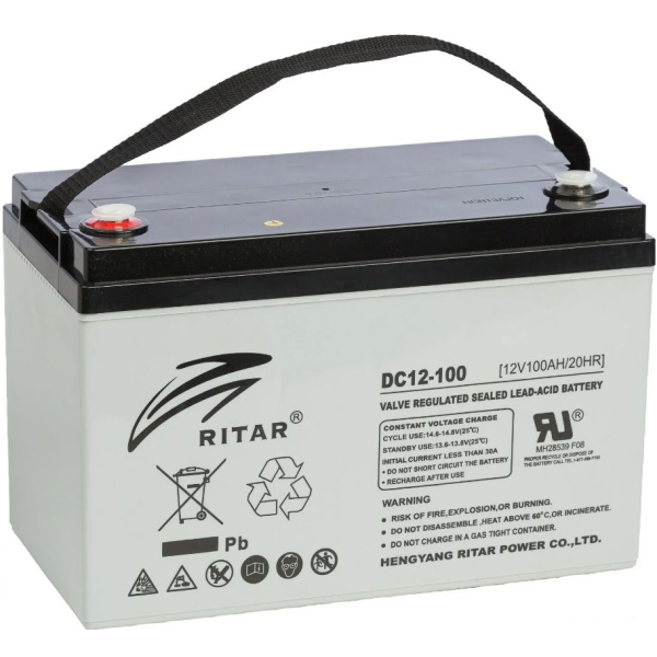 AGM-akku BrightSolar DC12-100Ah huoltovapaa