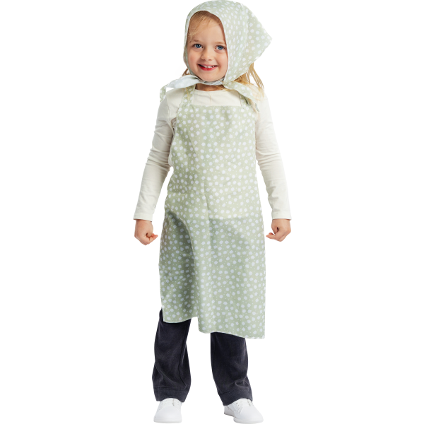 Lasten asu Hello Spring essu ja huivi