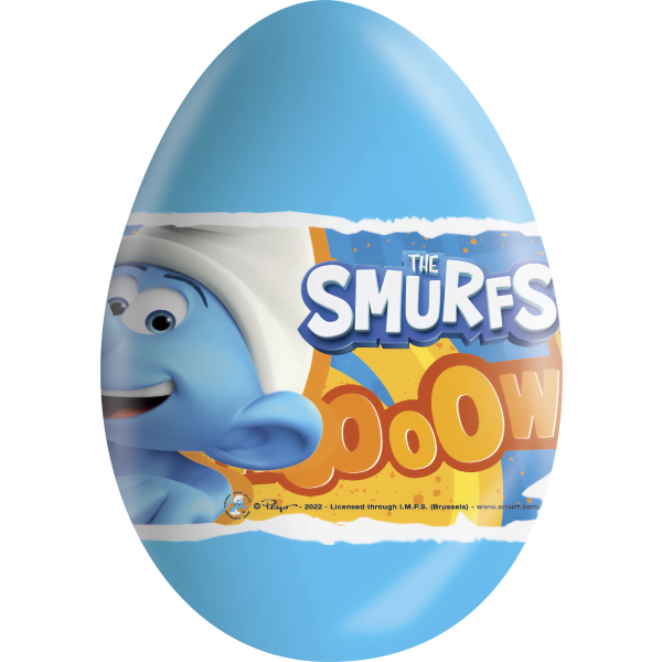 Yllätyssuklaamuna 20 g Smurffit