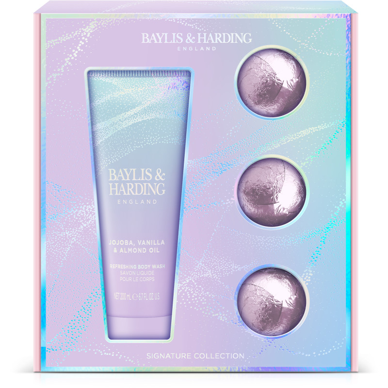 Lahjapakkaus Baylis & Harding Jojoba, Vanilla & Almond Oil Luxury Bath