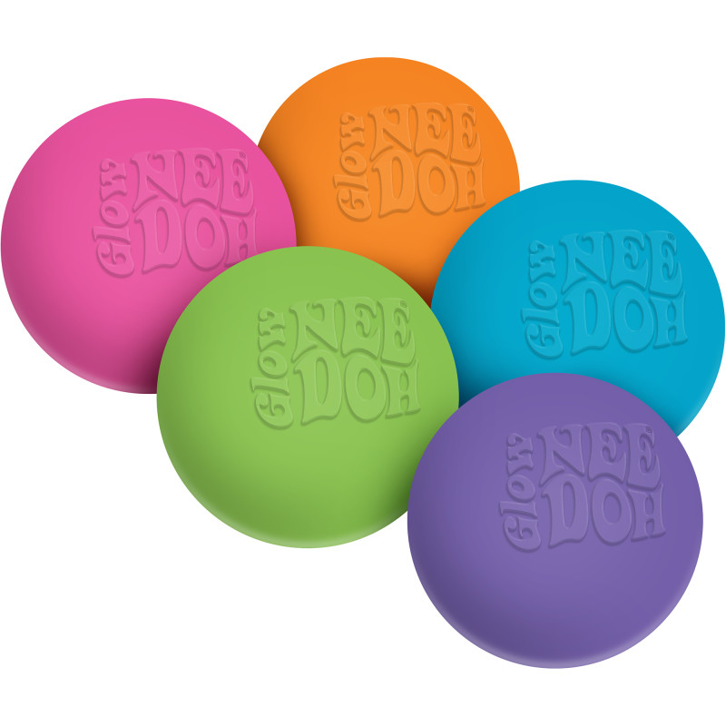 Puristeltava pallo NeeDoh Glow In The Dark