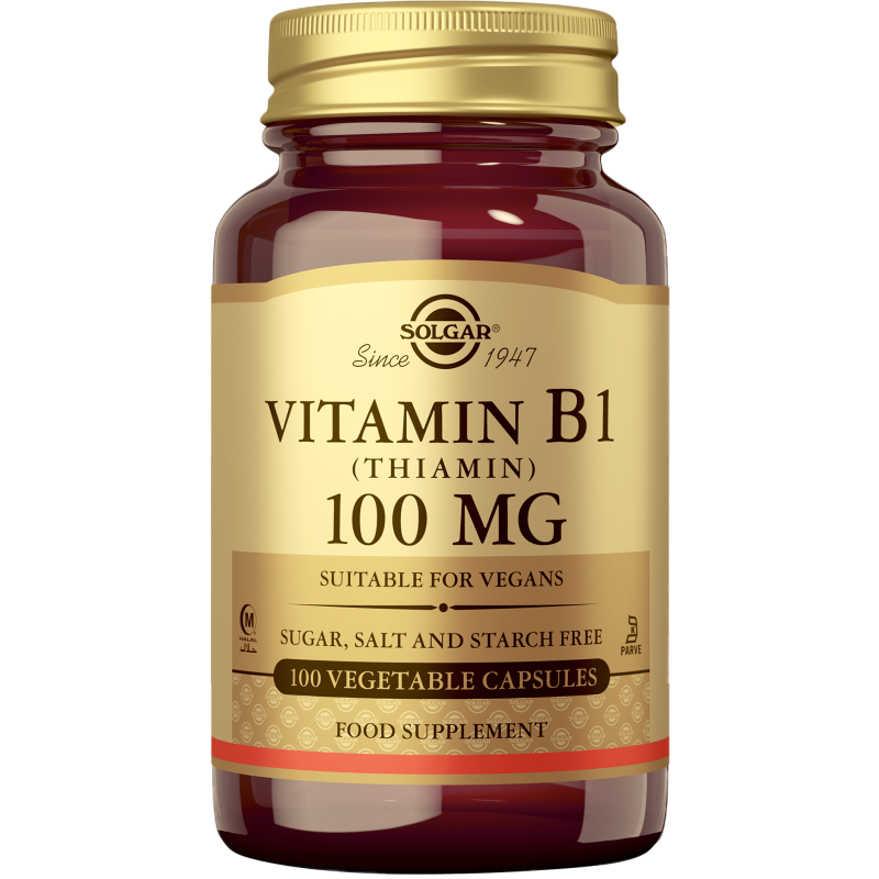 B1-vitamiini Solgar 100 kpl 100 mg