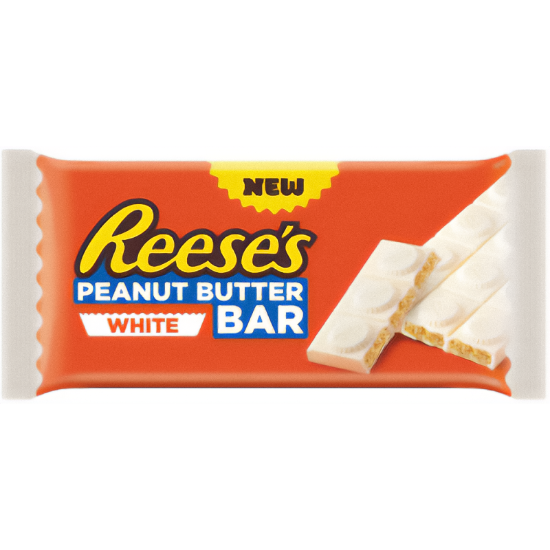 Suklaalevy Reeses 90 g Peanutbutter White Bar Block
