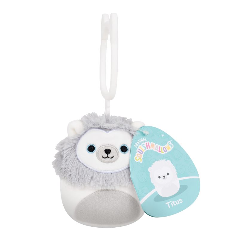 Pehmolelu Squishmallows 9 cm P25 Clip On Lion Titus