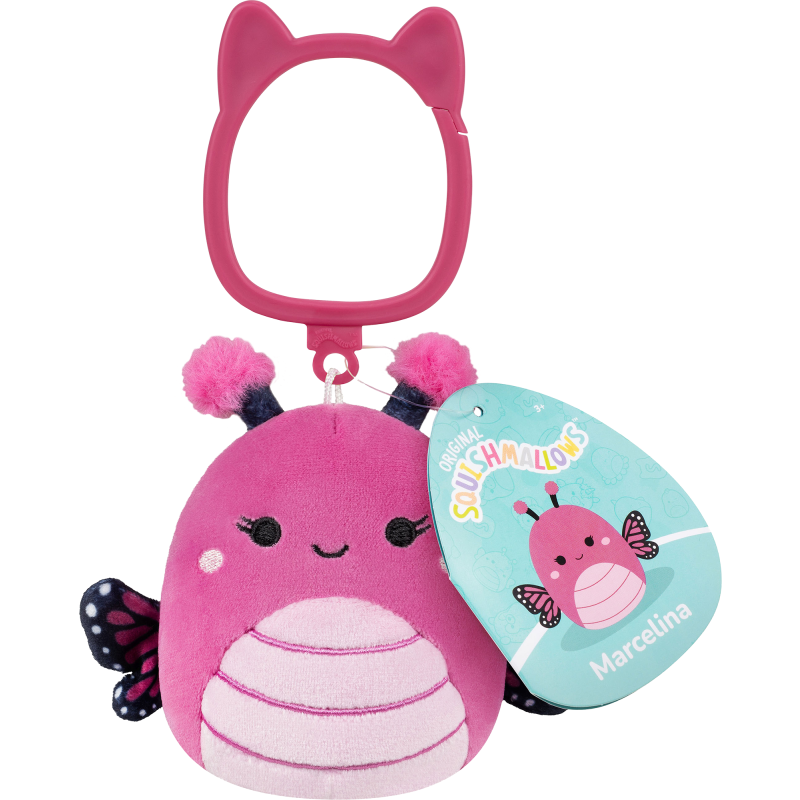 Pehmolelu Squishmallows 9 cm P25 Clip On Butterfly Marcelina