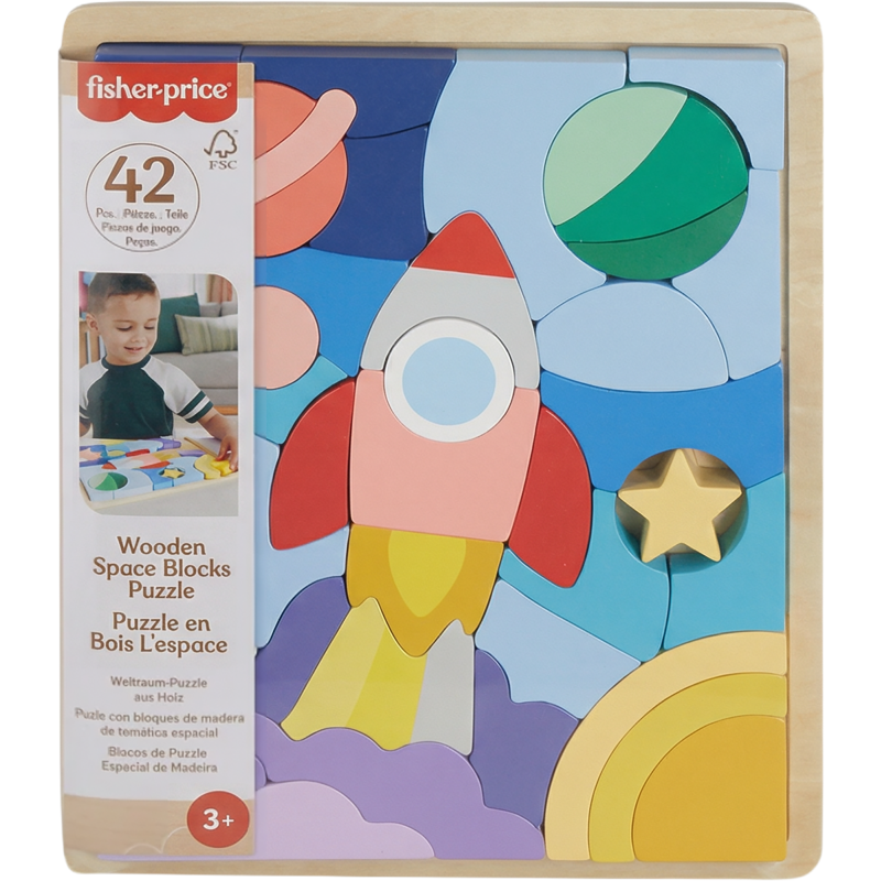Puupalapeli Fisher-Price Avaruus