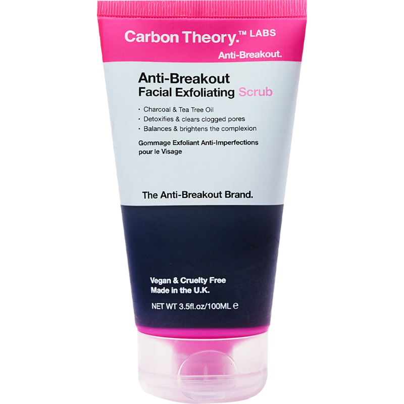Kuorinta-aine Carbon Theory 100 ml kasvoille Anti-Breakout
