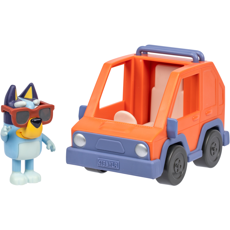Ajoneuvo ja hahmo Bluey 4WD ja Bluey