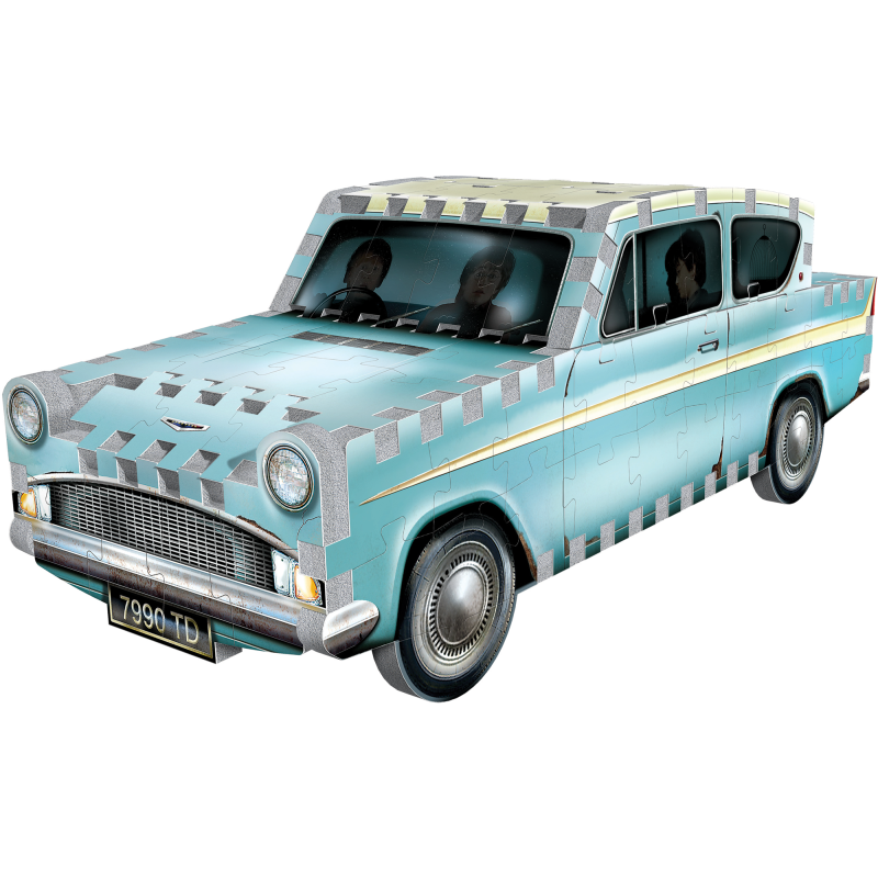 Palapeli Wrebbit 3D Flying Ford Anglia 230 palaa