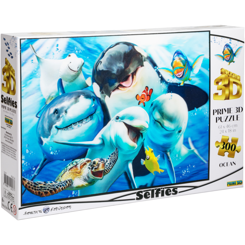 Palapeli 300 palaa 3D Ocean Selfie