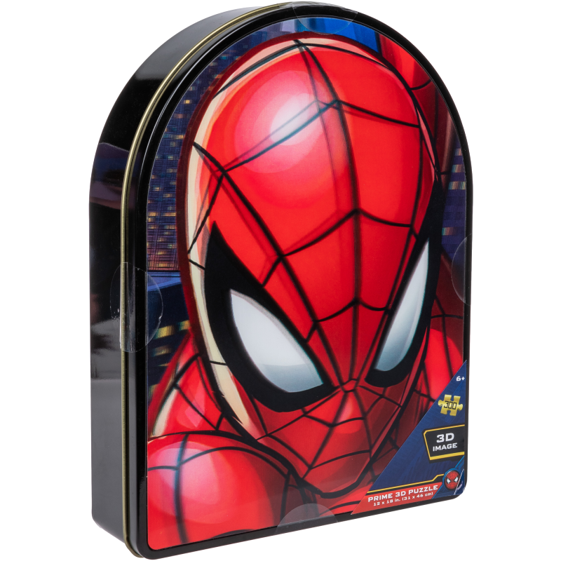 Palapeli 300 palaa 3D Spiderman peltirasiassa