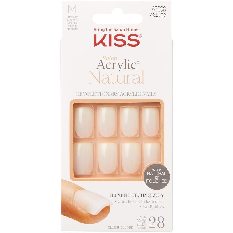 Tekokynnet Kiss Salon Acrylic Natural Euphoria