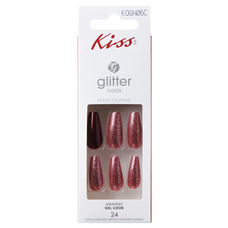 Tekokynnet Kiss Glitter Nails Stereotypes