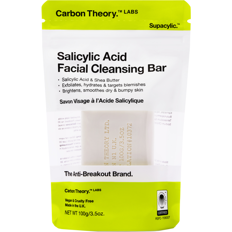 Palasaippua kasvoille Carbon Theory 100 g Salicylic Acid