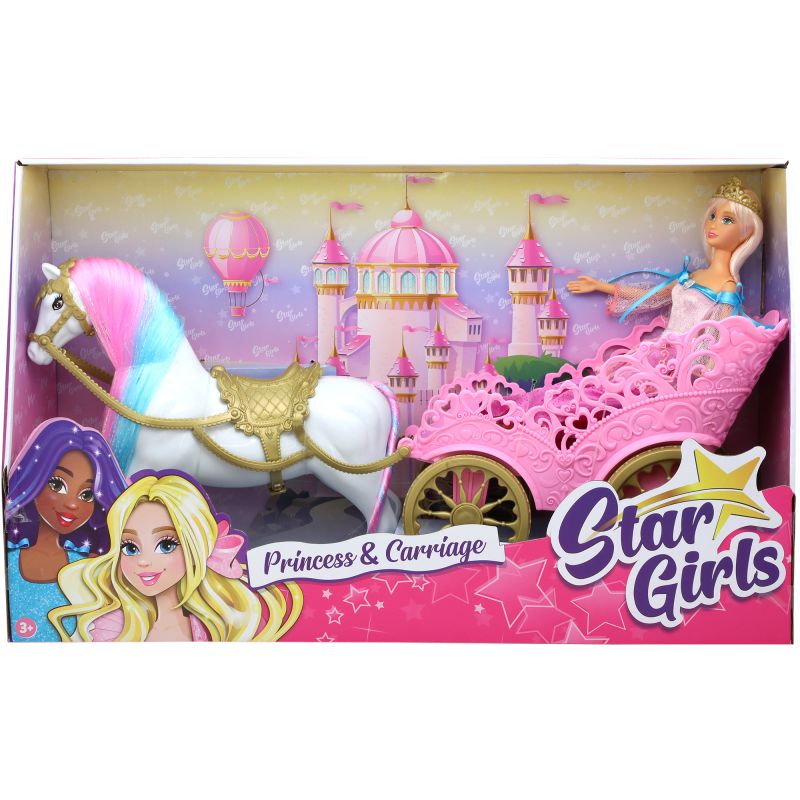 Muotinukke Star Girls, hevonen ja kärry