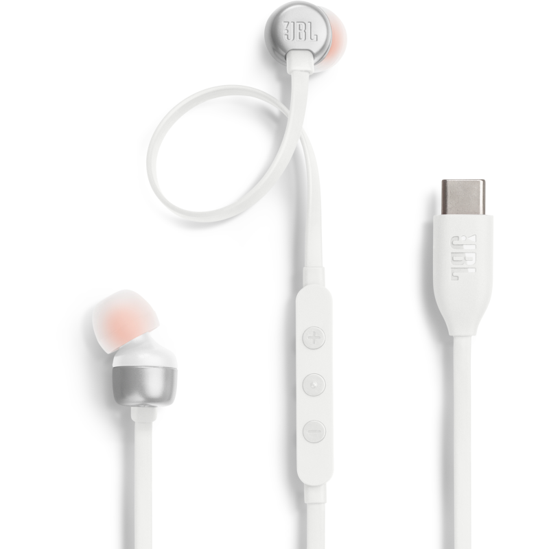 Nappikuulokkeet JBL Tune 310C, valkoiset