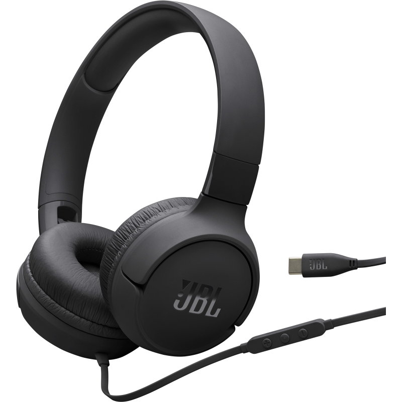 Sankakuulokkeet JBL Tune 520C USB-C, musta