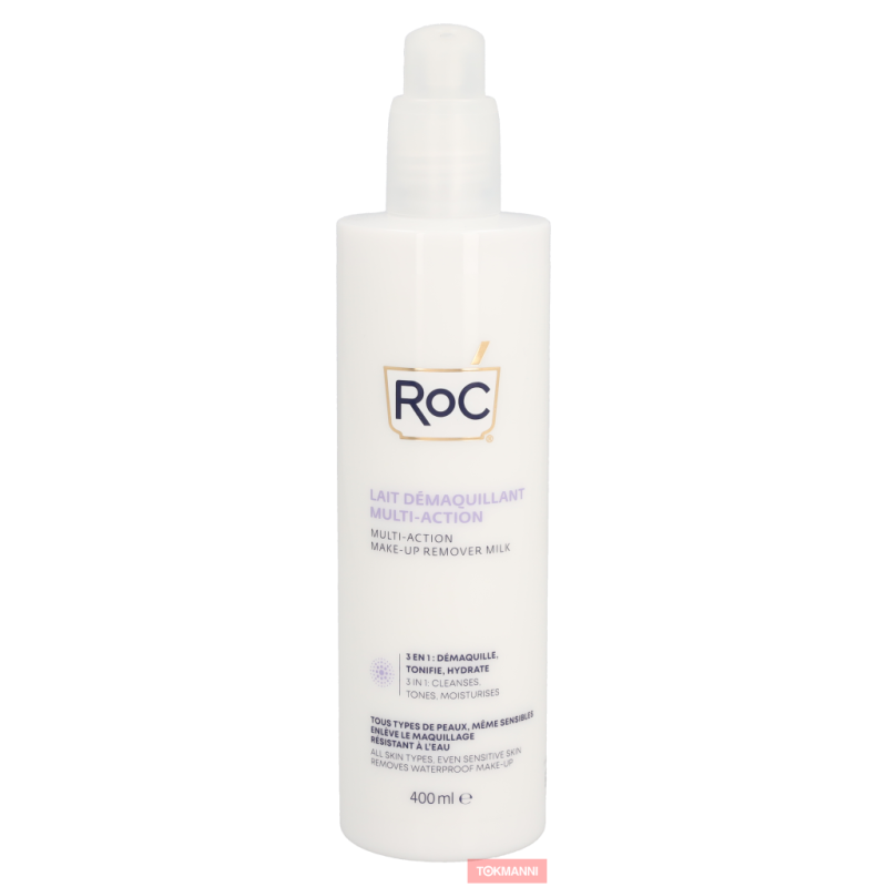 Meikinpoistoaine, ROC 400 ml Multi Action Make-Up Remover Milk