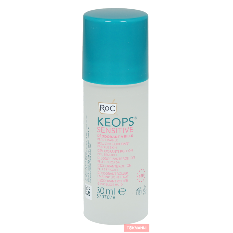 Deo roll-on ROC 30 ml Keops Sensitive Skin