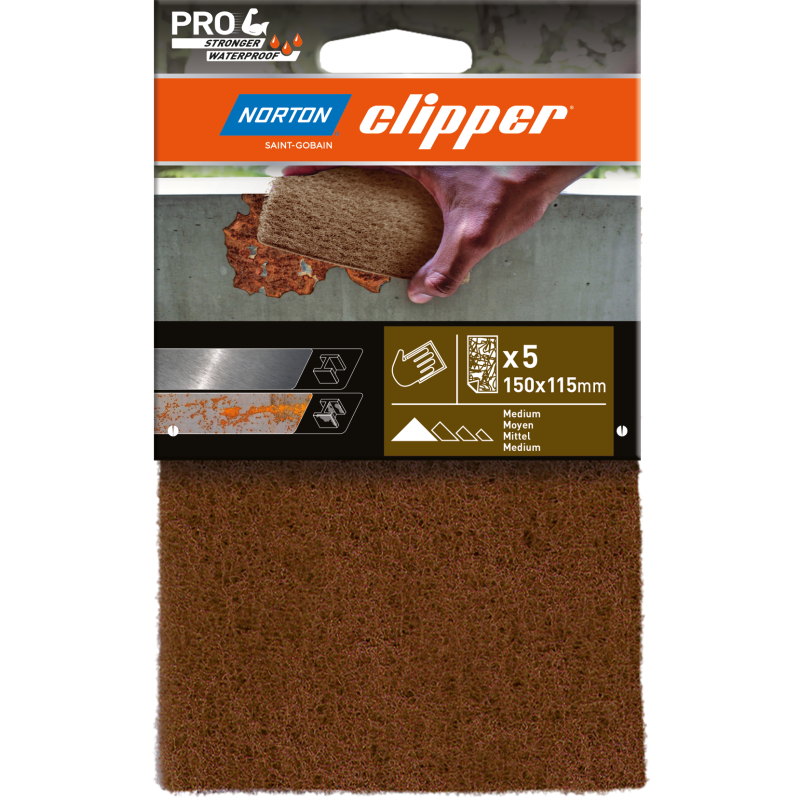 Karhunkieliarkki Norton Clipper 150mmx115mm 5 kpl ultra fine
