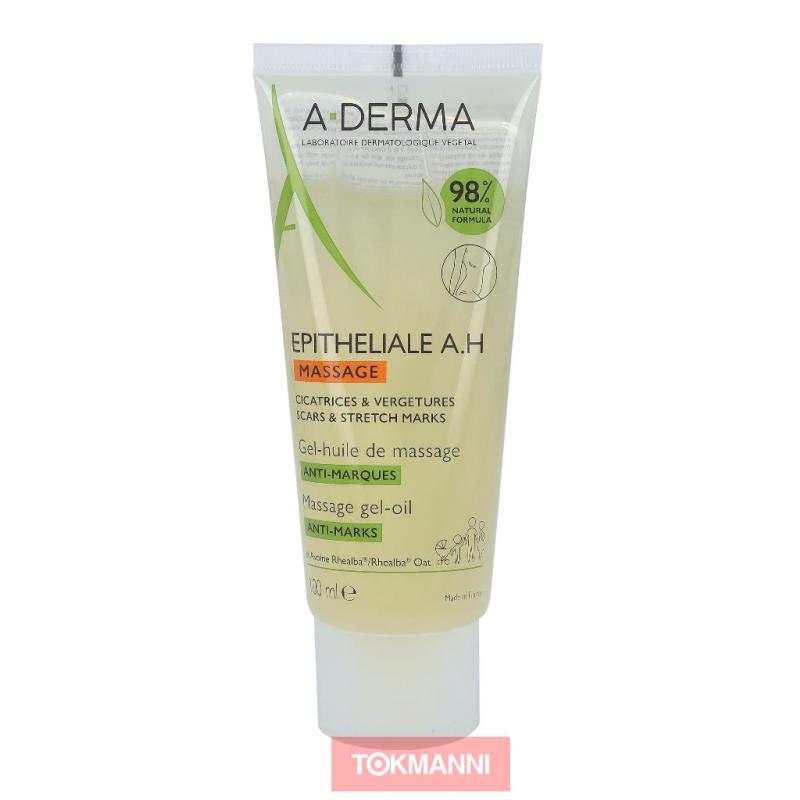 Hierontageeliöljy, A-Derma 100 ml Epithelialea.H Massage