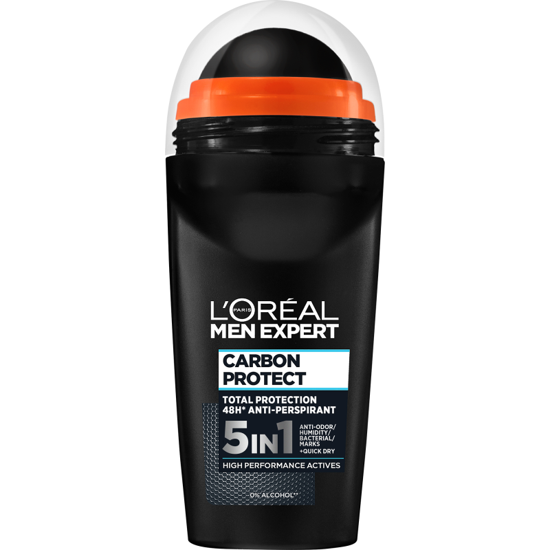 Deo roll-on Loreal 50 ml Carbon Protect 5in1