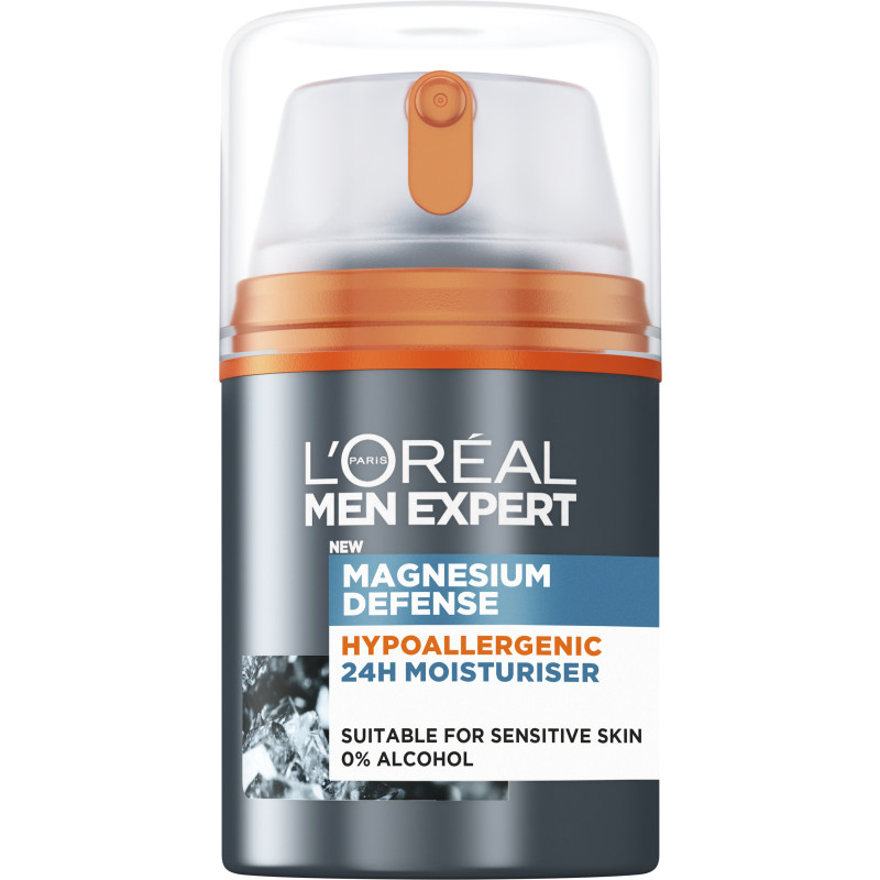Kasvovoide Loreal Men Expert 50 ml Magnesium Defense Hypoallergenic 24H