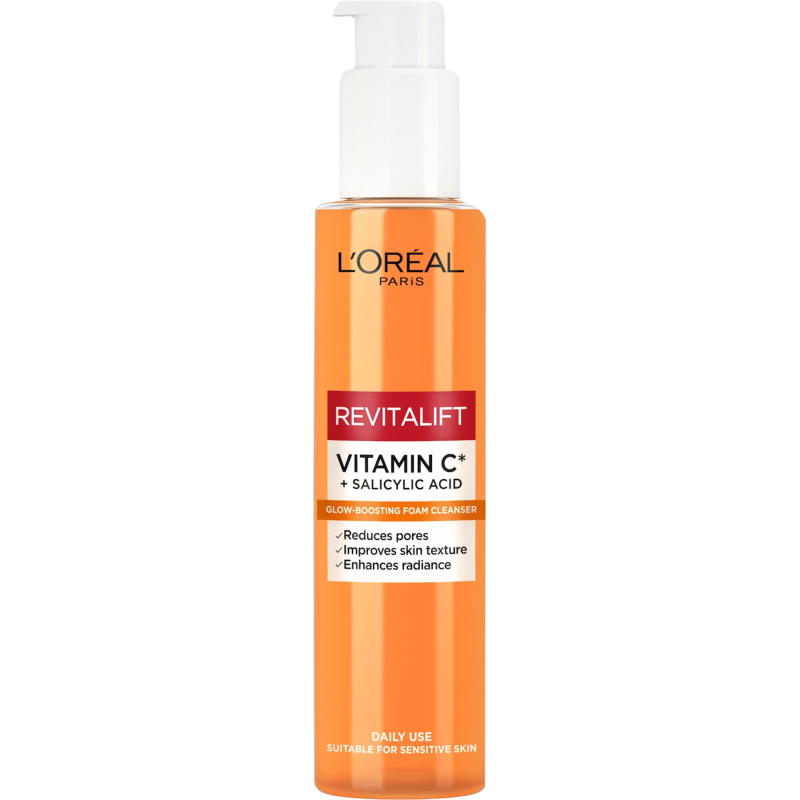 Puhdistusvaahto Loreal Revitalift 150 ml Vitamin C