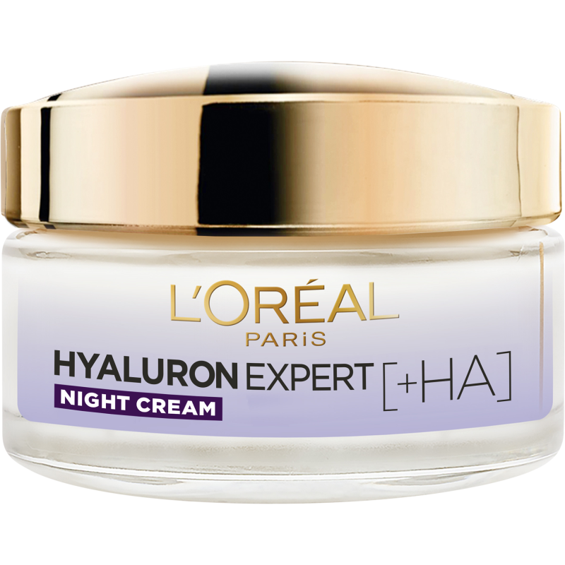 Yövoide L'Oréal Paris 50 ml Hyaluron Expert kuivalle iholle