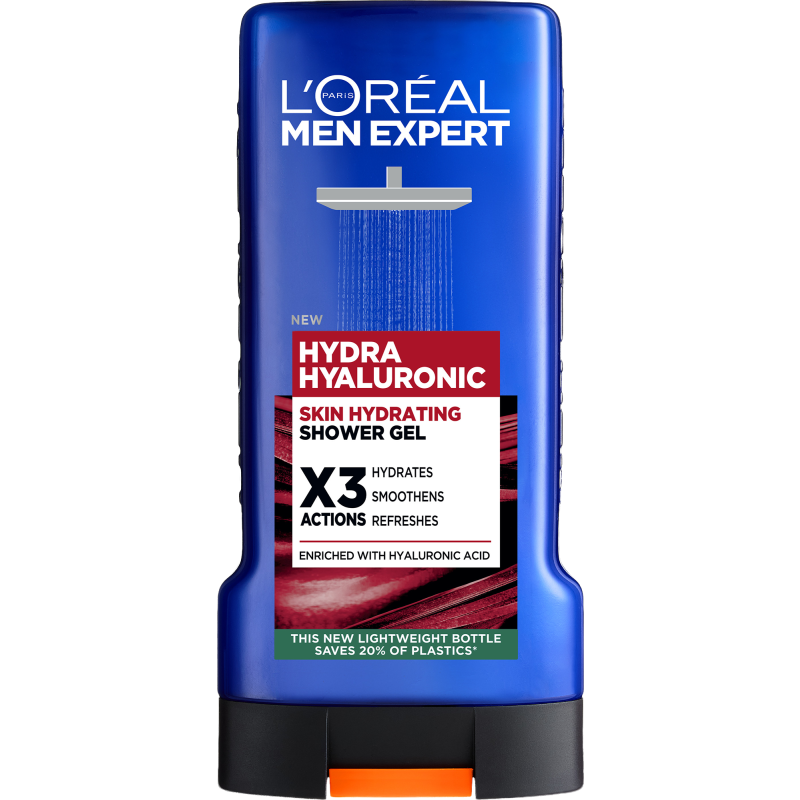 Suihkugeeli Loreal Men Expert 300 ml Hydra Hyaluronic