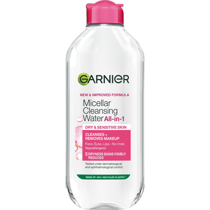 Puhdistusvesi Garnier 400 ml Micellar Dry & Sensitive